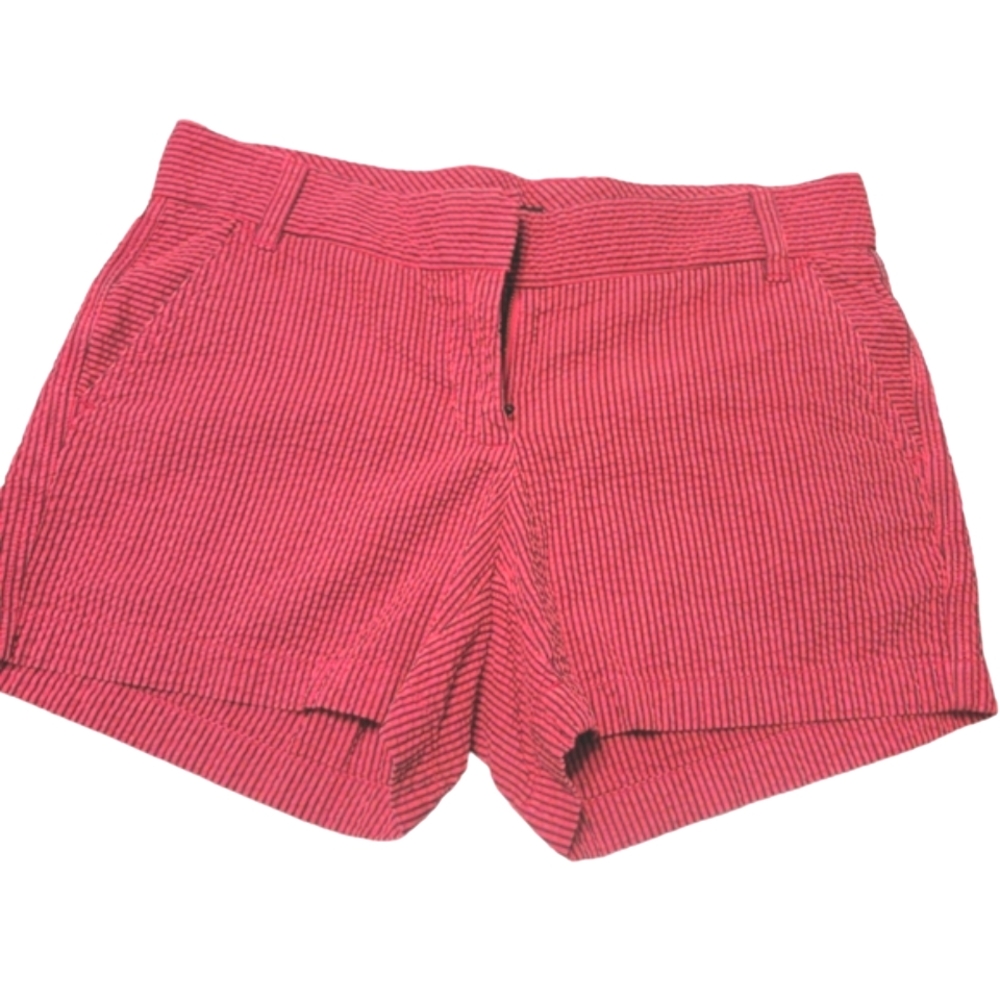 J Crew Womens Striped Chino Shorts Size 4